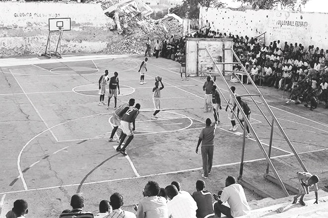 Basketball hoop, Mogadishu