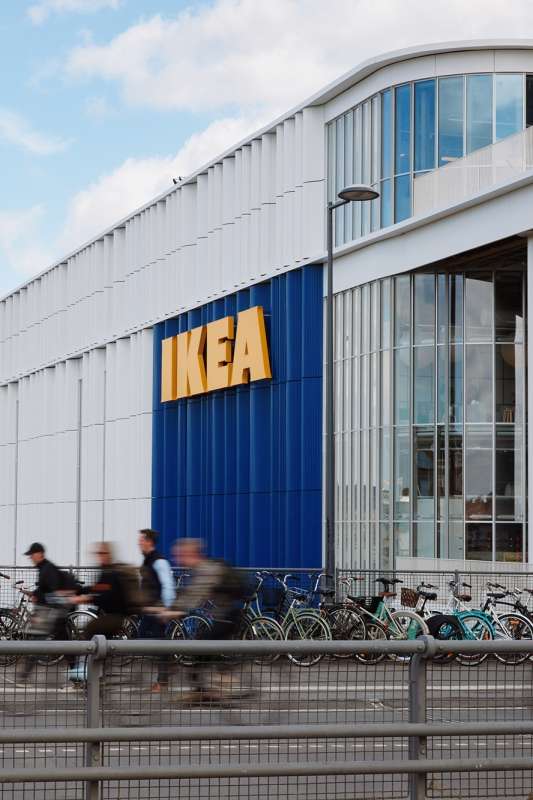 IKEA København facade mod Kaktur Towers